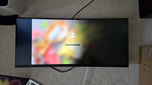 Monitor curvo ultra wide - lg,