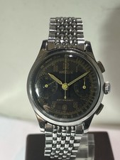 Angelus Chrono Vintage Anni 40 Calibro Angelus 215 Ruota A Colonna