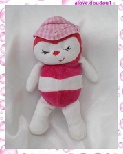Doudou Peluche Coccinelle Rose