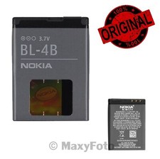 NOKIA BATTERIA RICAMBIO ORIGINALE BL-4B LITIO PER 2630 2660 2760 5000 6111 7370