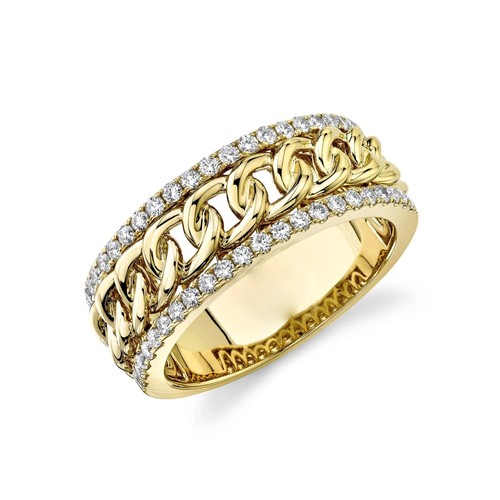 9mm 14k oro giallo uomo - 14k, da
