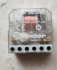 FINDER 26.04 Relè passo-passo ad impulsi 24 Vac, 2 contatti NO, 10A