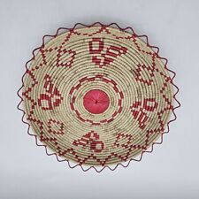  CESTINO CESTO SARDO ARTIGIANALE RAFIA INTRECCIATA A MANO