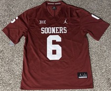 Maglia Oklahoma Sooners Baker Mayfield! Spedizione veloce! Rosso scuro