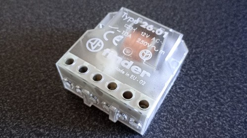 Relè relay finder 12v 12vca - relè,