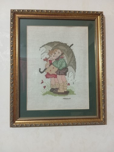 Quadro vintage con ricamo - , a