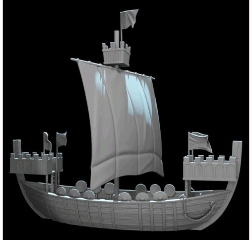 Nave crociata medievale - , non