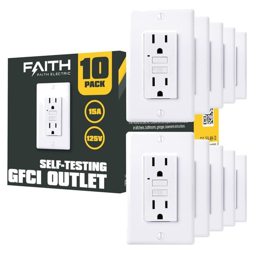 Confezione prese gfci slim - 10,