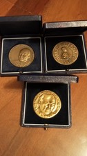VATICANO GIOVANNI PAOLO II ANNO I-II-III - MEDAGLIE ANNUALI IN BRONZO IN SCATOLA