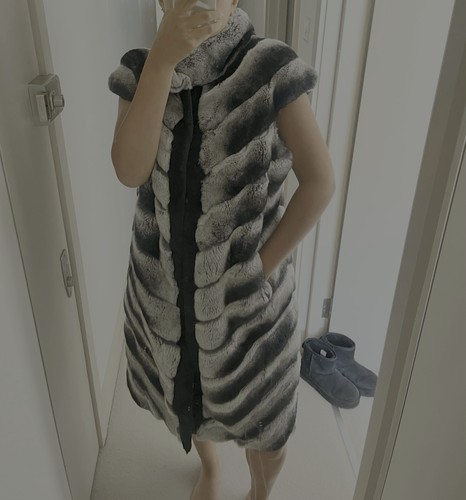 Gilet cappotto lungo vera - lungo, in