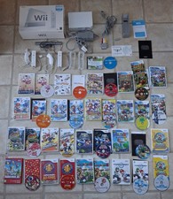 CONSOLE NINTENDO WII IN SCATOLA COMPLETA ENORME 19 GIOCHI MARIO BUNDLE KART GALAXY ECC