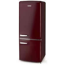 Frigorifero Combinato Retro Vintage Rosso Vino Domo DO91707R