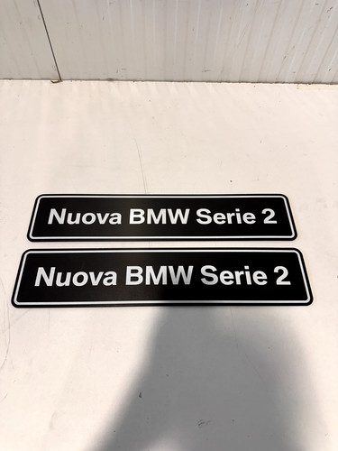 Copri targa bmw nuova serie - targa,