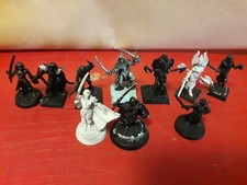 D&d Miniature Set Elfi Oscuri (10 Miniature Drow)