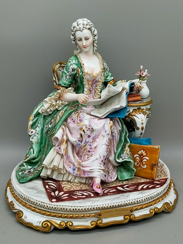 Statua porcellana capodimonte - porcellana,