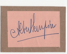 Albert Semprini Signed Clip /