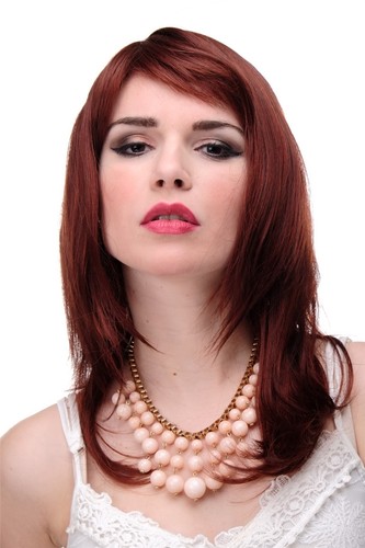 Parrucca donna mogano marrone - parrucca,