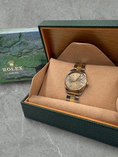 Rolex Oyster Perpetual Oro e Acciaio Raro Dial GrigioMarrone Ref. 1005