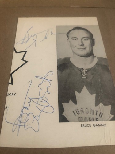 Bruce gamble and - tony, esposito