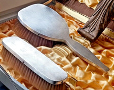 antico set spazzole per abiti argento 800