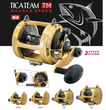 MULINELLO PESCA TRAINA TICA TEAM 12 - 16 - 30 - 50 LBS WTS DOPPIA VELOCITA' NEW