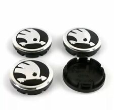 SET 4pz Tappi Coprimozzo COMPATIBILI Skoda diametro 56mm