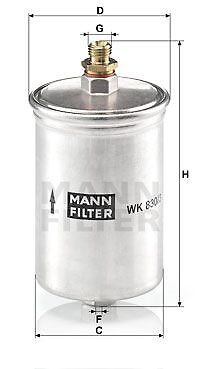 Mann filter filtro carburante - mann-filter,