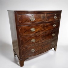 Antico Como Cassettone Cassettiera in legno epoca 800 mobile 5 cassetti inglese