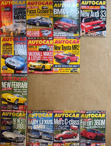 Autocar magazines year 1999 - "autocar",
