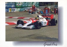Cartolina Ayrton Senna McLaren