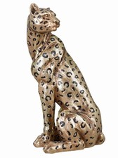 Statua animale scultura leopardo giungla statua leopardo 50 cm figura decorativa statua da giardino animale