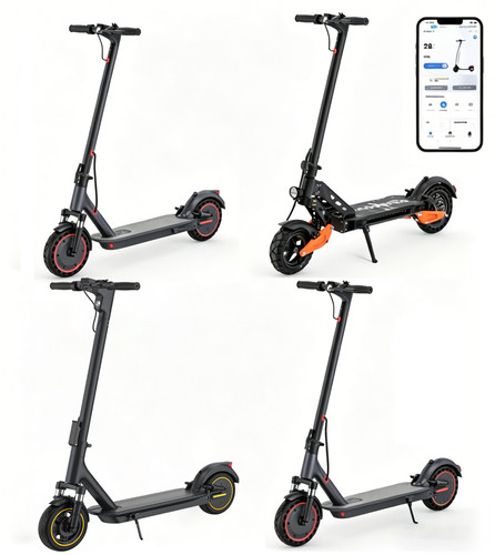 Electric scooter with - electric, dual