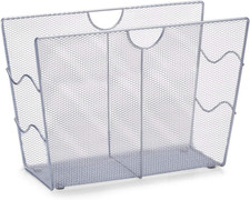 17718 Portariviste, Metallo, Argento, 39X17.5X27 Cm