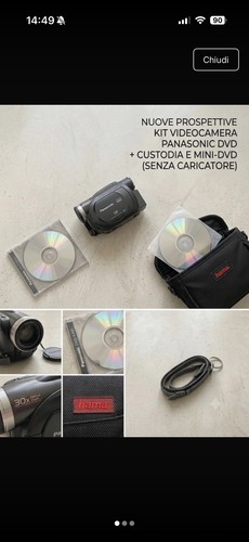 Videocamera panasonic dvd - videocamera,