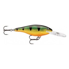 WOBBLER RAPALA SHAD RAP 9 cm/15 g F - PERCH (esca per luccio lucioperca)
