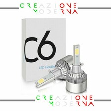 COPPIA LAMPADE AUTO MOTO C6 H7