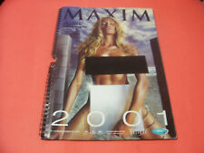 CALENDARIO MAXIM  ANNO 2001  CON ELENOIRE CASALEGNO IN OTTIMO STATO