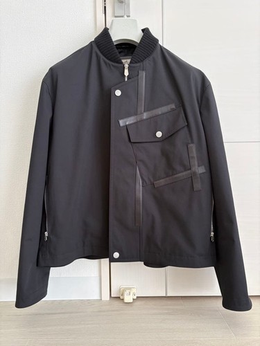 Hermes tape cuir blouson - cuir,