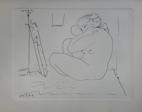 Pablo picasso modello nudo - modello,