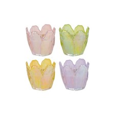 1 PZ CANDELA in vaso di vetro