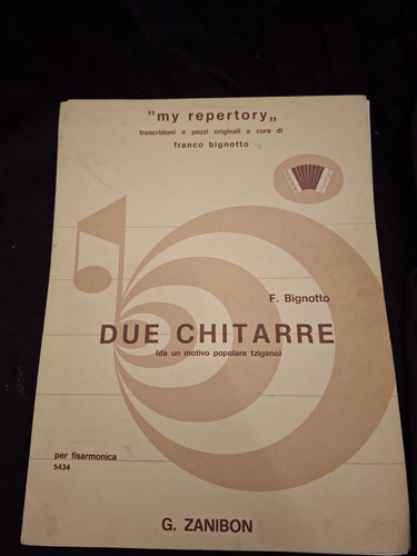 Partitura due chitarre zanibon - chitarre,