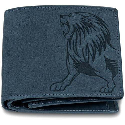 Nuovo vintage blu - blu, bi-fold