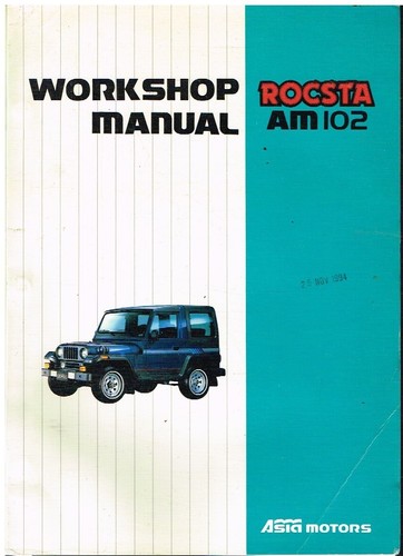 Asia motors rocsta - asia, jeep