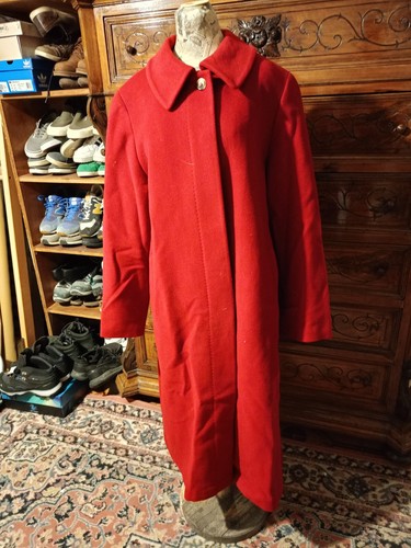 Cappotto donna rosso lana - in,