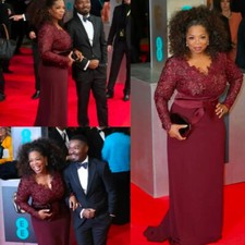 Elegant Mother of The Bride Dresses V-Neck Lace Long Formal Evening Prom Gowns