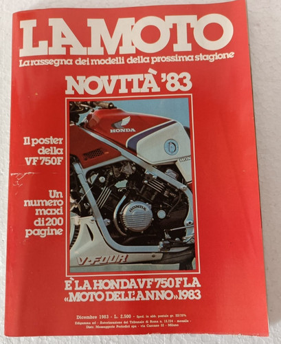 Moto 1983 honda vf750 - 12,