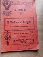 Libretti  d'opera Antichi 1908 Mozart Rossini e Donizetti Milano 