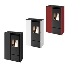 BLACK FRIDAY - Stufa a Pellet Slim 11 kW Bianca O Nera