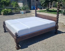 Letto a Baldacchino In Stile Lombardo  Del 700