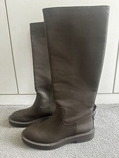 Stivali al ginocchio piatti